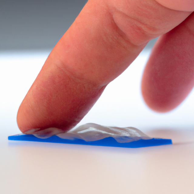 A polymer-based tactile sensor made to be gentle, designed for use in robotics applications.