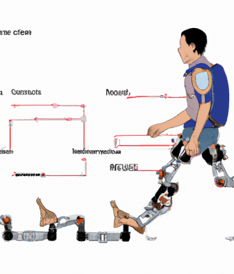 The algorithm of a responsive ankle exoskeleton can adjust to changes in speed and walking pattern.