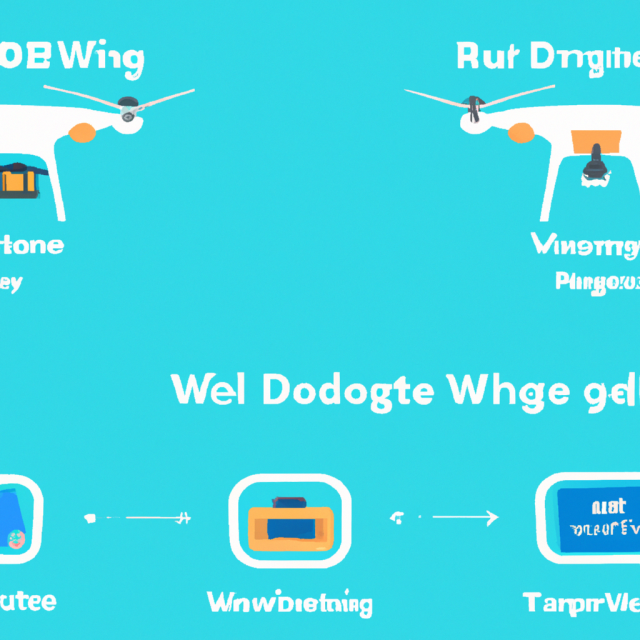 Wing compares its drone delivery system to ridesharing services.