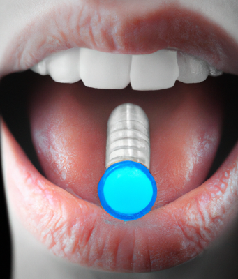 The intake of a 'electroceutical' capsule through the mouth causes a stimulation of the hormone that controls hunger.