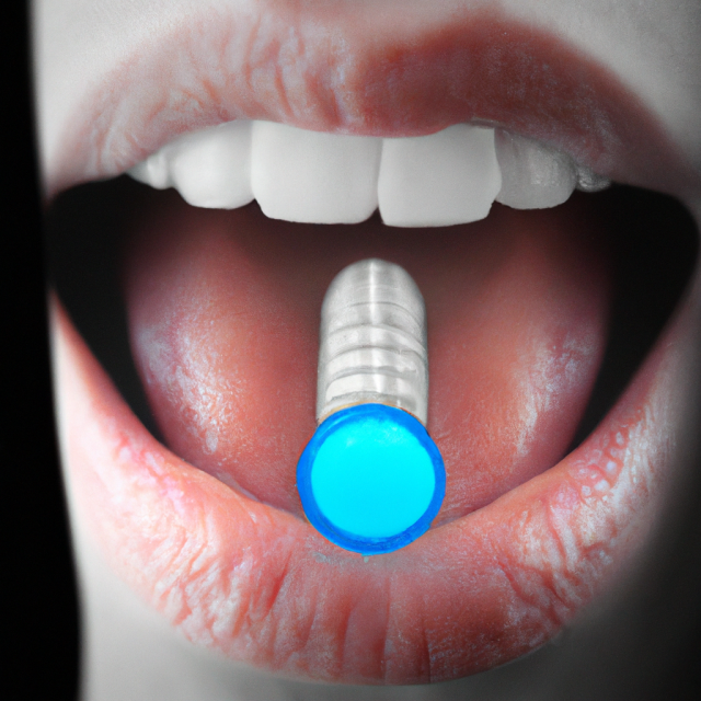 The intake of a 'electroceutical' capsule through the mouth causes a stimulation of the hormone that controls hunger.
