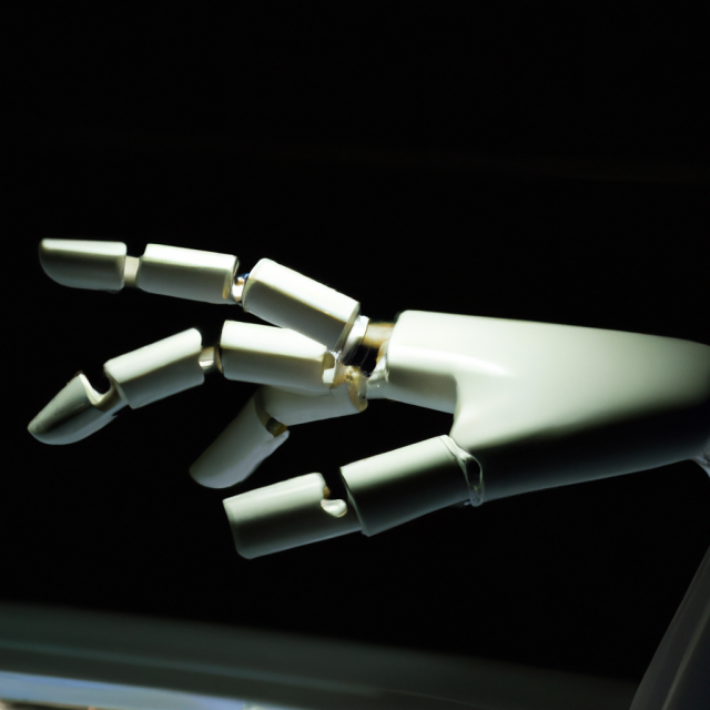 A robot hand with great dexterity is able to operate in the dark, similar to how humans can.