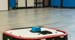 AVIDBOTS has put forward their first robot designed to clean industrial environments. The robot is intended to scrub the floors of these spaces.