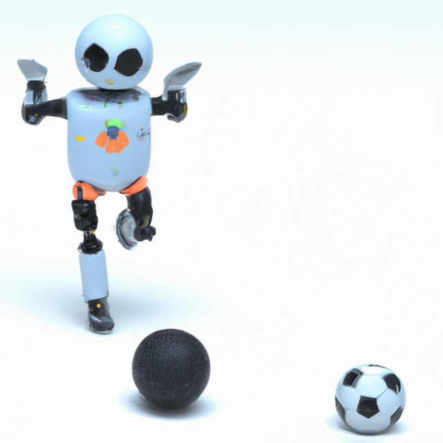 Robots have fallen, but have not been completely vanquished, as they have learned to play soccer.